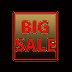 Big Sale Marketing Icon illustration