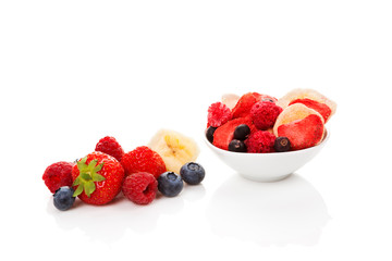 Fresh and freeze dried fruits