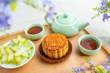 Mid-Autumn Festival Mooncake / Chinese Traditional Festival Food