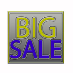 Big Sale Marketing Icon 3d illustration