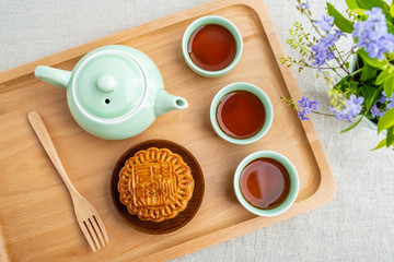 Mid-Autumn Festival Mooncake / Chinese Traditional Festival Food