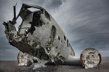 Plane Wreck DC3 - Iceland