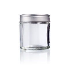 empty glass isolated on white