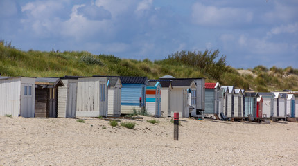 Beach houses on Texel, de Cocksdorp