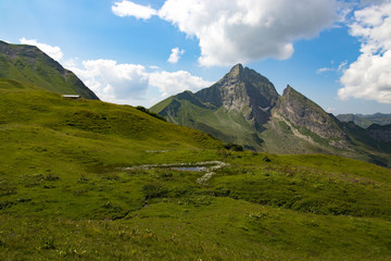 Blick auf den Älplesattel