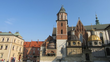 Fototapeta na wymiar Krakow Wawel Cathedral
