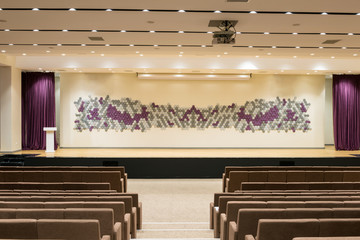 Big empty modern meeting,seminar,conference room