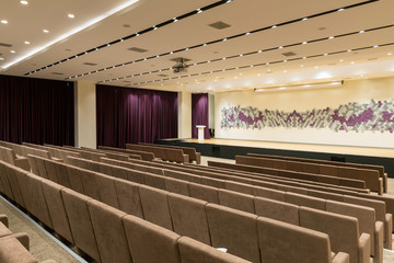 Big empty modern meeting,seminar,conference room