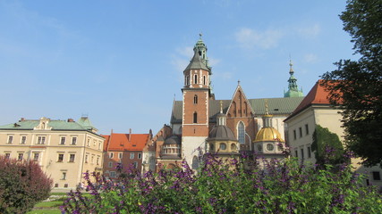 Fototapeta na wymiar Krakow Wawel Cathedral