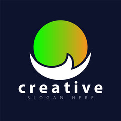 Sun abstract Logo icon vector template