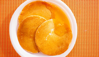 pancakes with honey