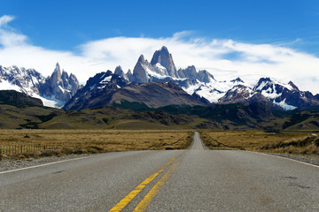 Fitz Roy, Strasse, Argentiien