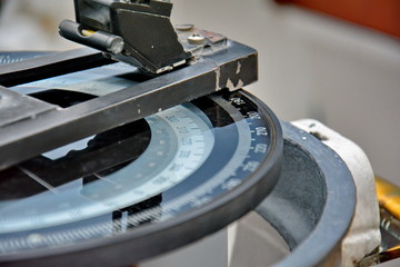 Navigation Bearing Close-Up On Ship