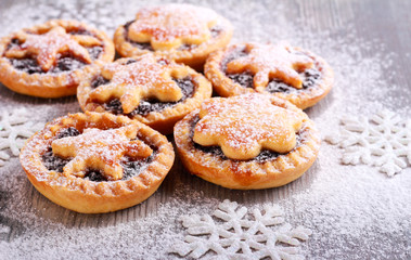 Christmas sweet mince pies