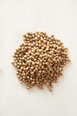 isolated photo of chickpea. white background