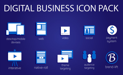 DIGITAL BUSINESS ICON PACK
