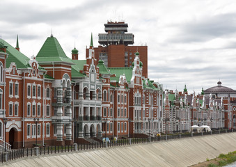 Yoshkar-Ola, Russia, the tourist center of the city