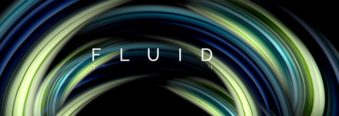 Fluid color motion concept