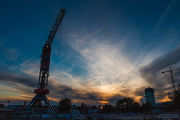 Industrial sunset