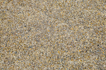 Coarse sand texture for background. Close up, top view