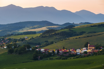 Fototapeta na wymiar Turiec region, Slovakia.