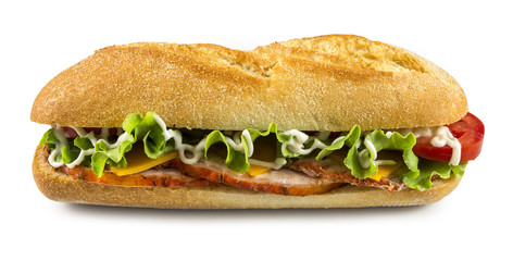 Bocadillo de lomo y queso