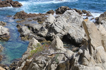 Fototapeta na wymiar Rocks sea