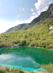 Fototapeta na wymiar Lago di Cornino