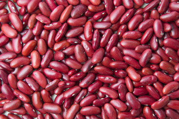 Close up of red beans for background.