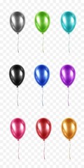 In different colors balloons for your design