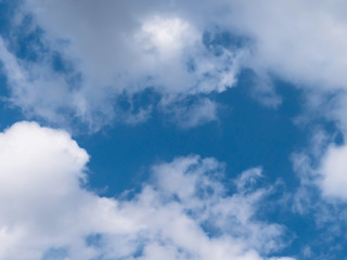 Blue sky and clouds