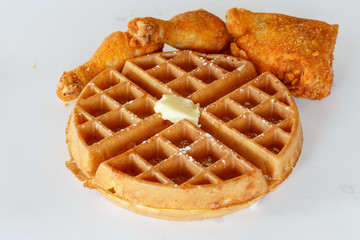chicken and waffles