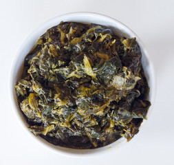 cooked spinach