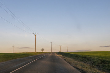 Fototapeta premium Route départementale
