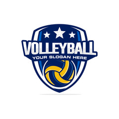 Volleyball Logo Vector