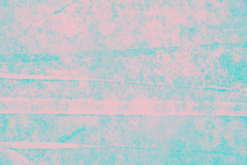 Pink and blue hand painted background texture with grunge brush strokes
