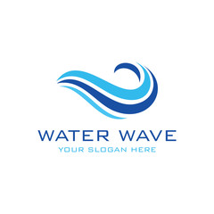 Water wave logo