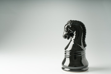 Fototapeta premium Chess business concept, leader teamwork & success