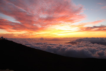 Sunset Haleakala National Park Maui