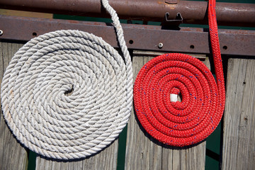 Rope is coiled and ready