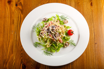 Mushroom salad
