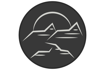 Trazos de paisajes de montaña.