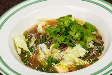 Delicious vegetables soup
