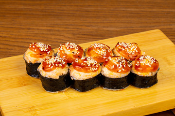 Delicious fried rolls