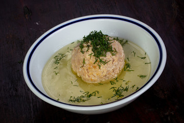 Soup with meat ball