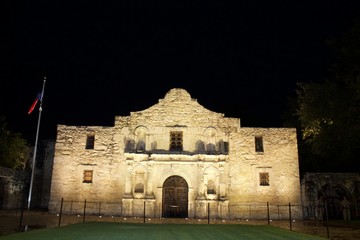 Alamo, old spanish mission, San Antonio, Texas