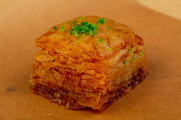 Turkish Baklawa dessert