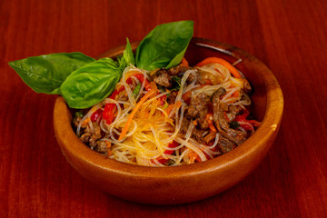 Noodle with beef