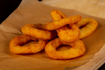 Fried onion rings