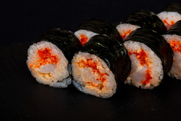 Japanese roll with prawn